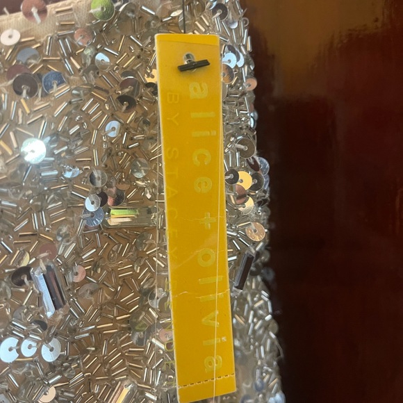 Alice + Olivia Strapless Sparkly Dress - Picture 8 of 8